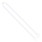 IMPORT Rush 1/2" Dye-Sublimated 2-Ended Lanyard with Dual Sewn Silver Metal Split-Ring - 1