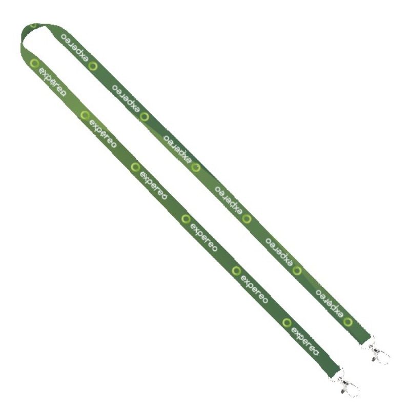 IMPORT Rush 1/2" Dye-Sublimated 2-Ended Lanyard with Dual Sewn Silver Metal Split-Ring - 3