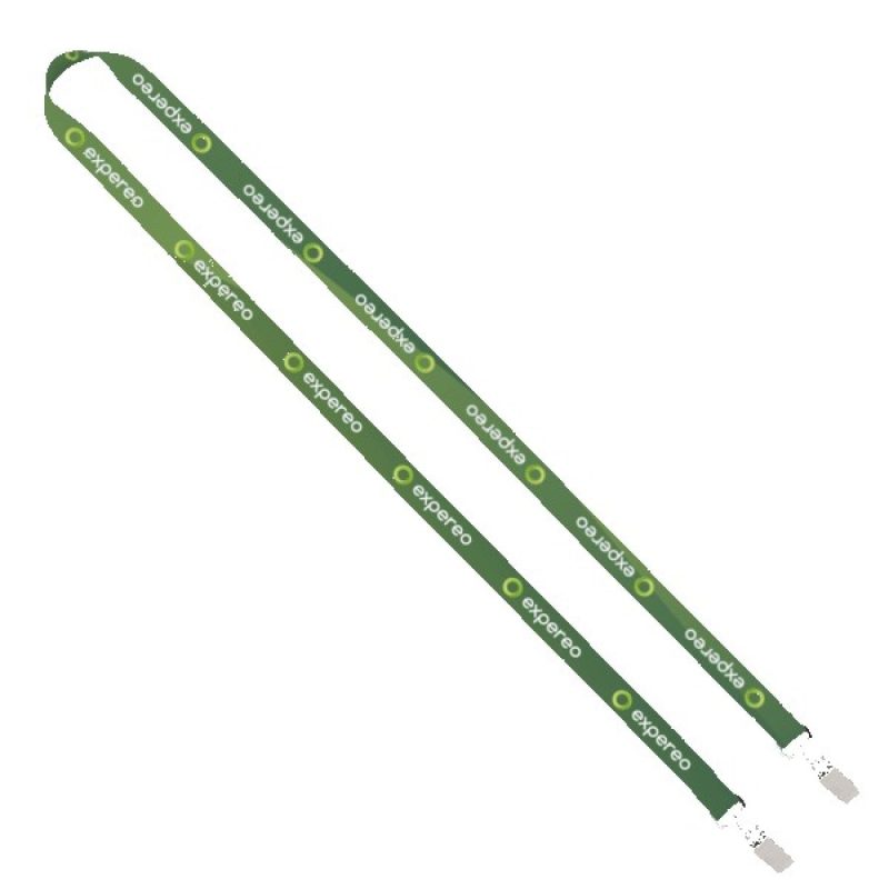 IMPORT Rush 1/2" Dye-Sublimated 2-Ended Lanyard with Dual Sewn Silver Metal Split-Ring - 4