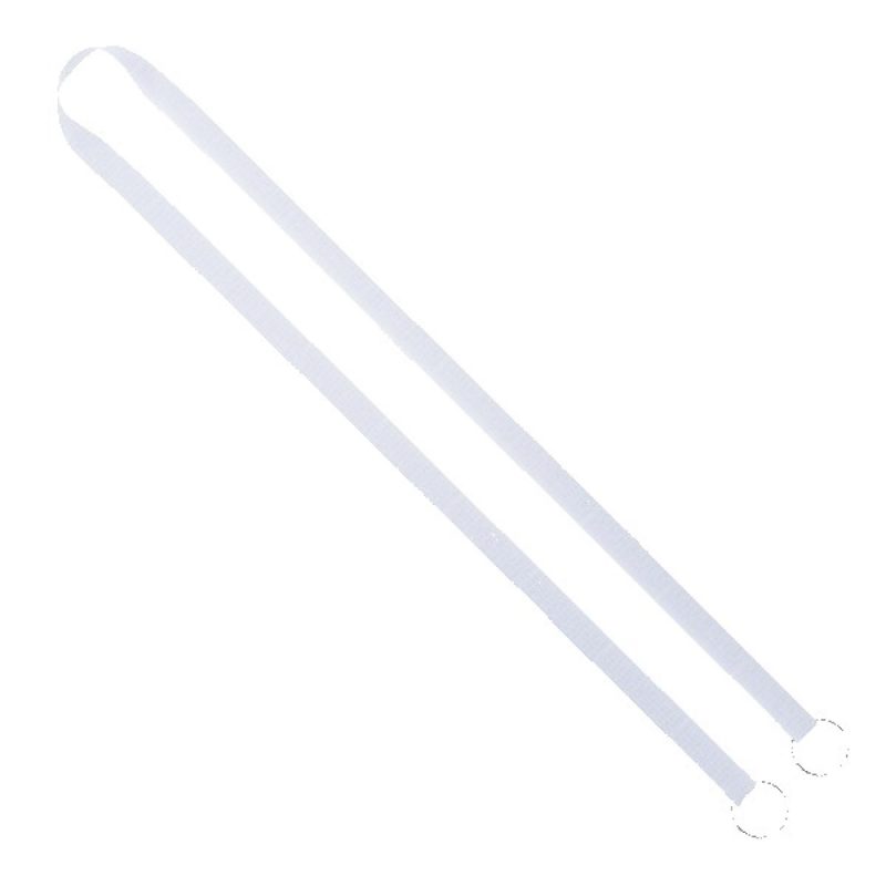IMPORT Rush 1/2" Polyester 2-Ended Lanyard with Dual Sewn Silver Metal Split-Ring - 2