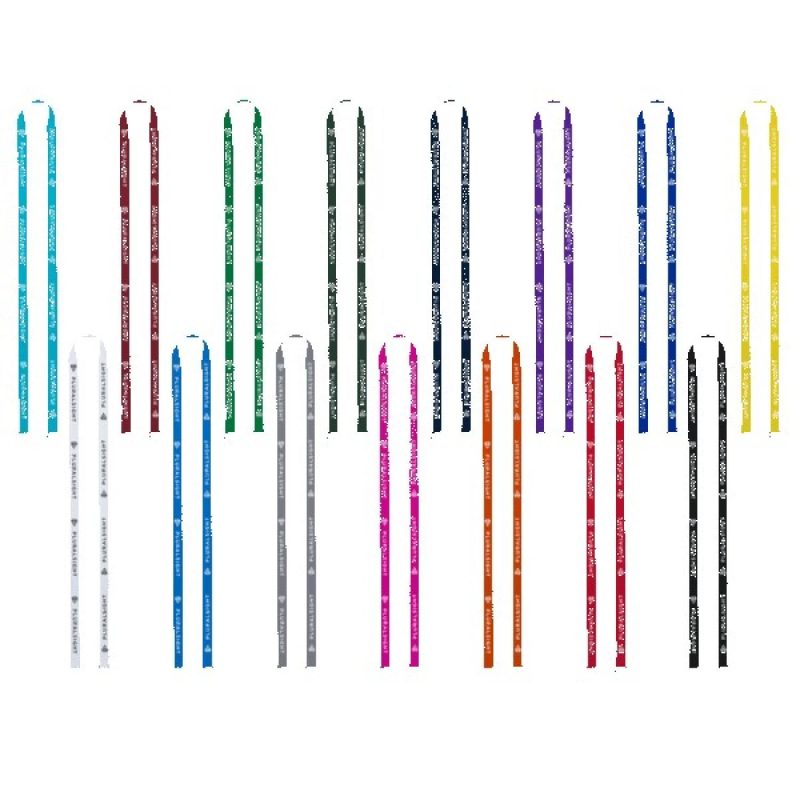 IMPORT-Rush-12-Polyester-2-Ended-Lanyard-with-Dual-Sewn-Silver-Metal-Split-Ring-ILRP12SM2 IMPORT Rush 1/2" Polyester 2-Ended Lanyard with Dual Sewn Silver Metal Split-Ring