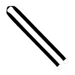 IMPORT Rush 3/4" Polyester 2-Ended Lanyard with Dual Sewn Silver Metal Split-Ring - 2