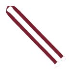 IMPORT Rush 3/4" Polyester 2-Ended Lanyard with Dual Sewn Silver Metal Split-Ring - 3