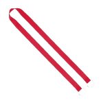 IMPORT Rush 3/4" Polyester 2-Ended Lanyard with Dual Sewn Silver Metal Split-Ring - 7