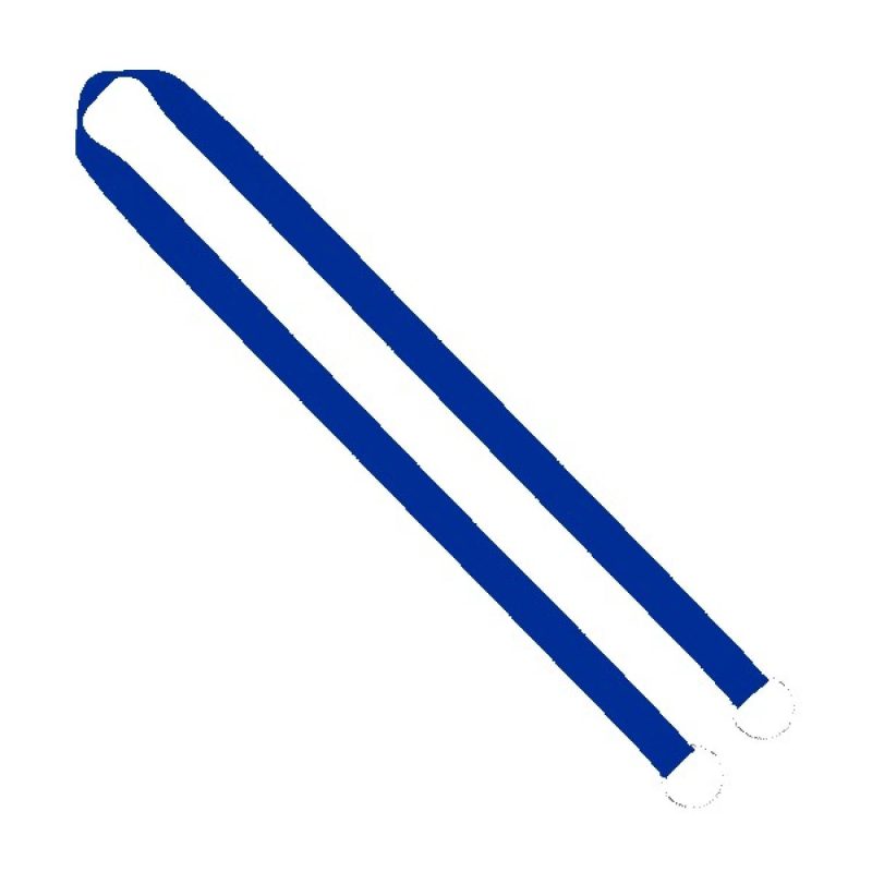IMPORT Rush 3/4" Polyester 2-Ended Lanyard with Dual Sewn Silver Metal Split-Ring - 9