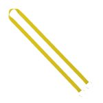 IMPORT Rush 5/8" Polyester 2-Ended Lanyard with Dual Sewn Silver Metal Split-Ring - 1