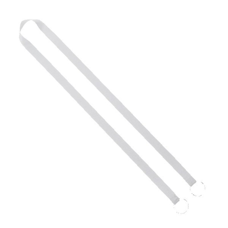 IMPORT Rush 5/8" Polyester 2-Ended Lanyard with Dual Sewn Silver Metal Split-Ring - 2