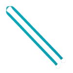 IMPORT Rush 5/8" Polyester 2-Ended Lanyard with Dual Sewn Silver Metal Split-Ring - 3
