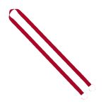 IMPORT Rush 5/8" Polyester 2-Ended Lanyard with Dual Sewn Silver Metal Split-Ring - 4