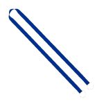 IMPORT Rush 5/8" Polyester 2-Ended Lanyard with Dual Sewn Silver Metal Split-Ring - 5
