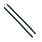 IMPORT Rush 5/8" Polyester 2-Ended Lanyard with Dual Sewn Silver Metal Split-Ring - 8