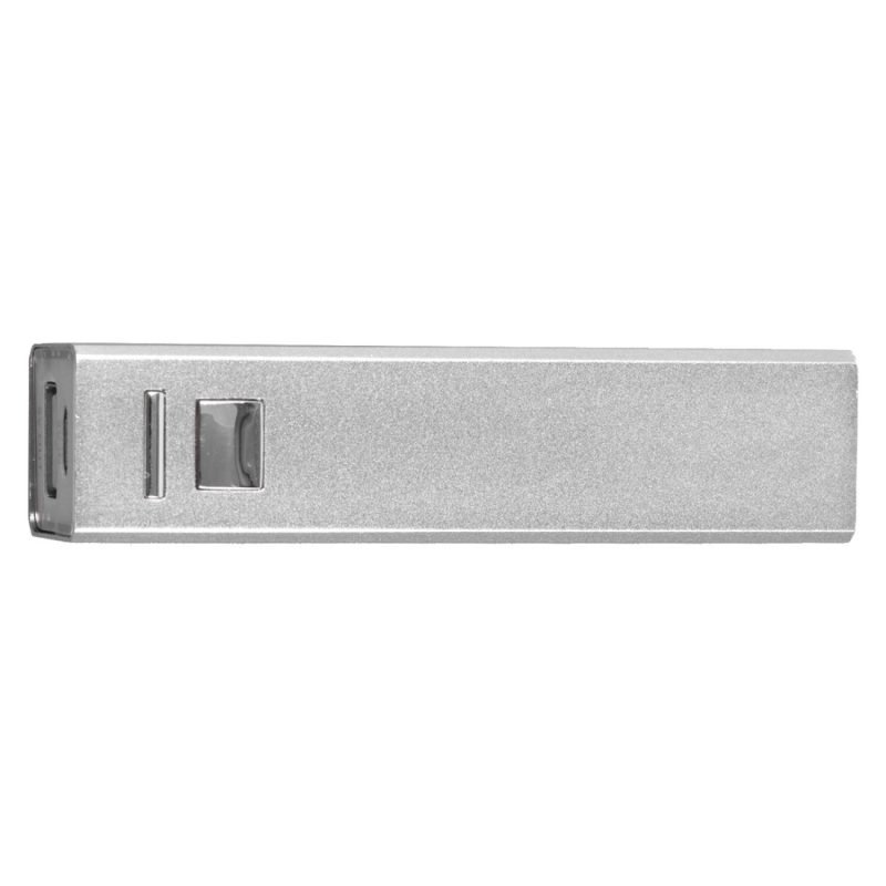 "In Charge Alloy" UL Listed Aluminum 2200 mAh Lithium Ion Portable Power Bank Charger - 8