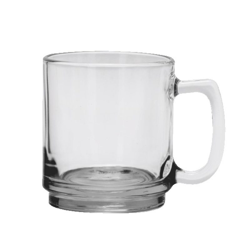 Java 9 oz. Glass Coffee Mug - 8