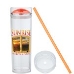 Jomocha 16 oz. Double Lid Hot / Cold Tumbler - 5