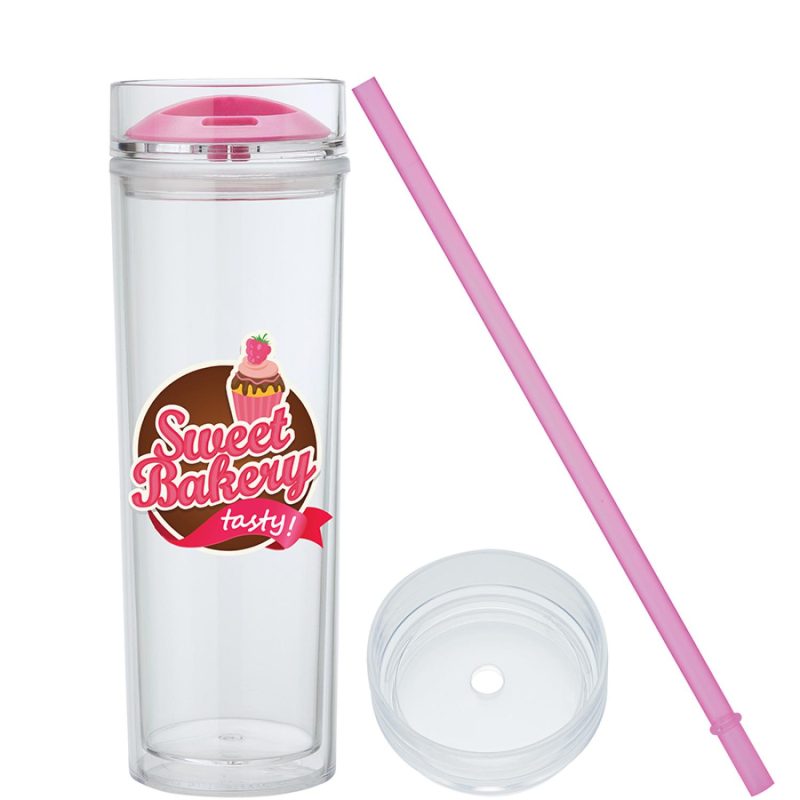 Jomocha 16 oz. Double Lid Hot / Cold Tumbler - 7