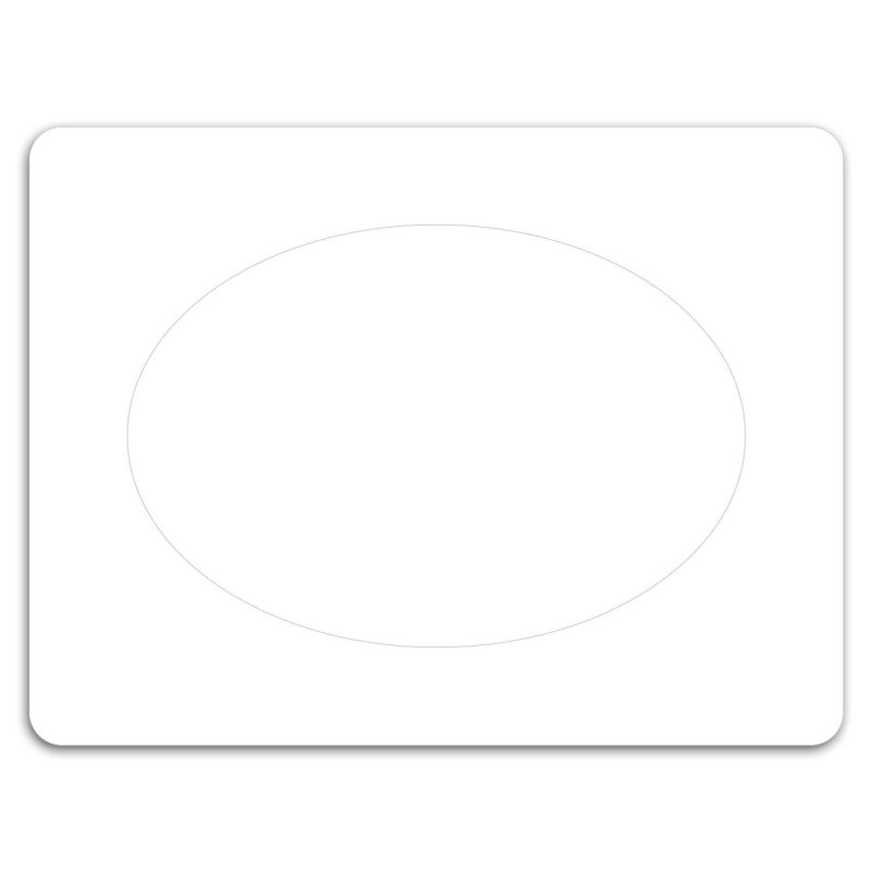 Jumbo Picture Frame Magnet - Oval Punch Out - 1
