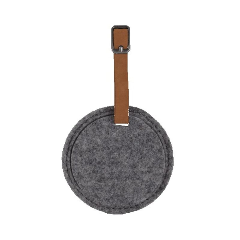 Juniper Felt Round Luggage Tag - 2