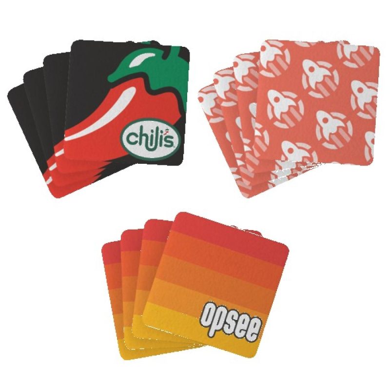 Kings Dye-Sublimated Felt Coasters (Set of 4)