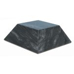 Large Black Marble Pyramid Base - 2