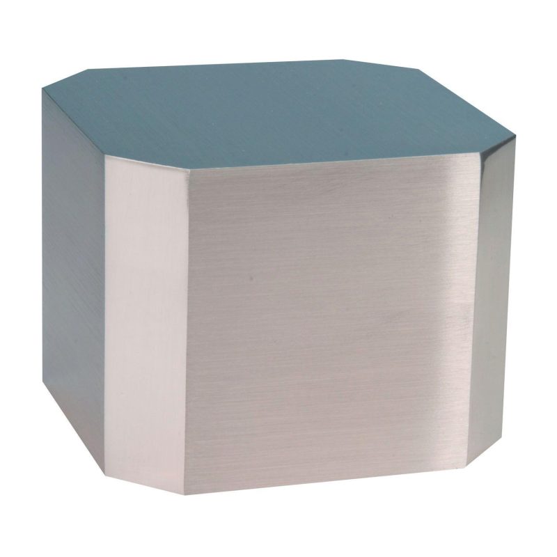 Large Silver Cube Base - 2