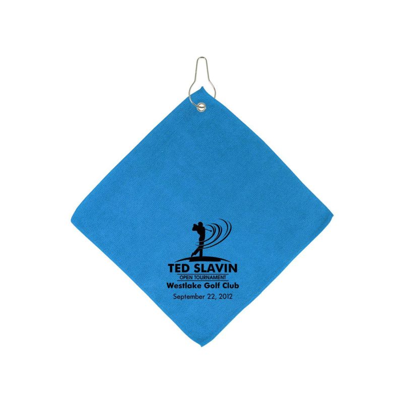 Microfiber-Golf-Towel-WHook-T600 Microfiber Golf Towel W/Hook