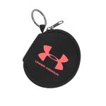 Neoprene Zipper Pouch Keychain with Silver Split-Ring