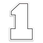 Number 1 Magnet - 1