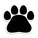 Paw Print Magnet - 1