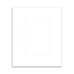 Rectangle Punch Out Picture Frame Magnet - 1