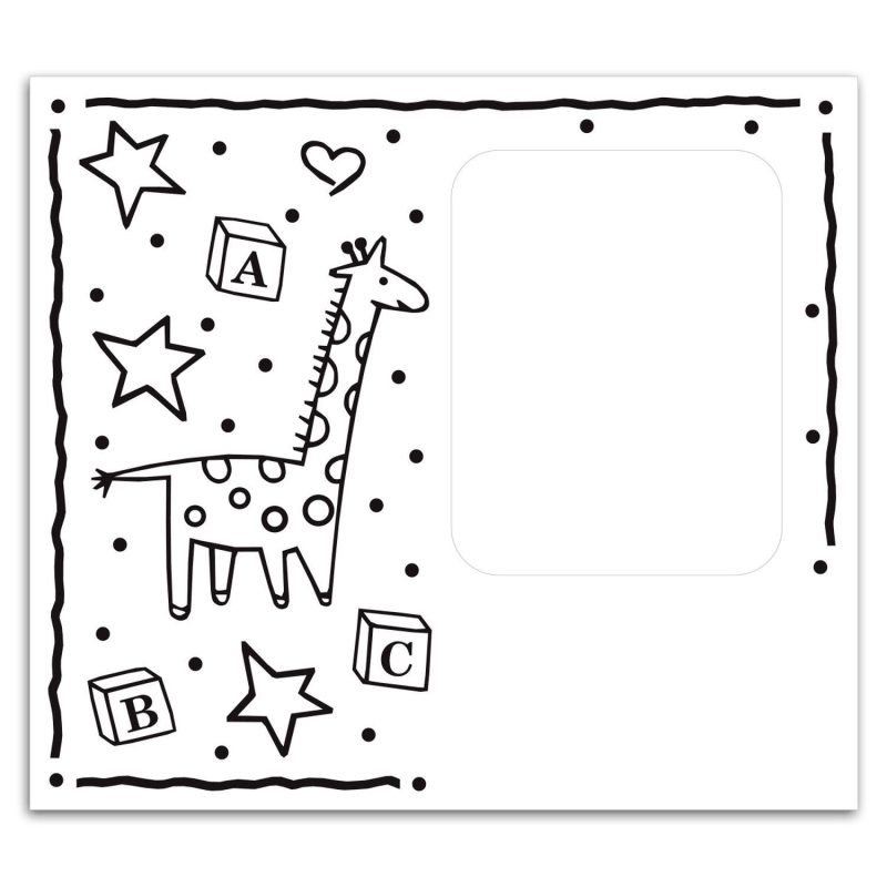 Rectangle Punch Out Picture Frame Magnet - 1
