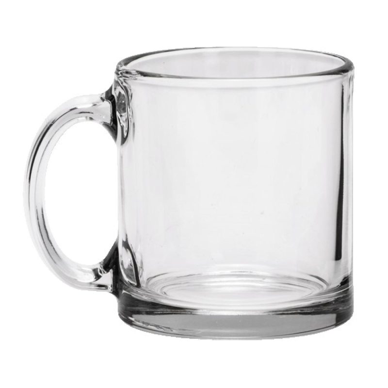 Red Eye 13 oz Libbey Clear Glass Coffee Mug - 1