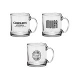 Red Eye 13 oz Libbey Clear Glass Coffee Mug