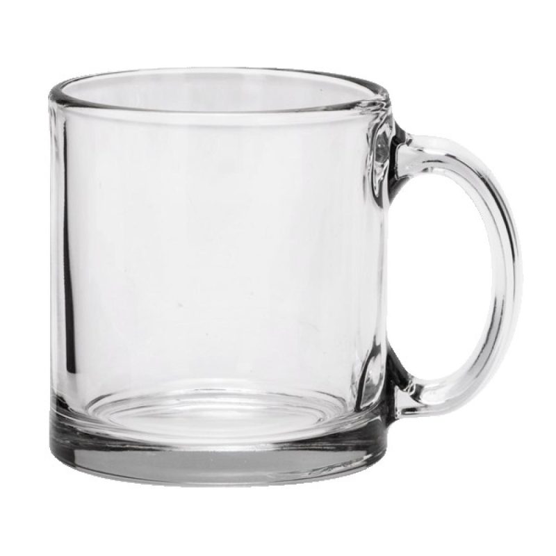 Red Eye 13 oz Libbey Clear Glass Coffee Mug - 2