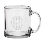 Red Eye 13 oz Libbey Clear Glass Coffee Mug - 5