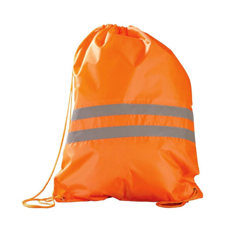 Reflective Drawstring Backpack - 5
