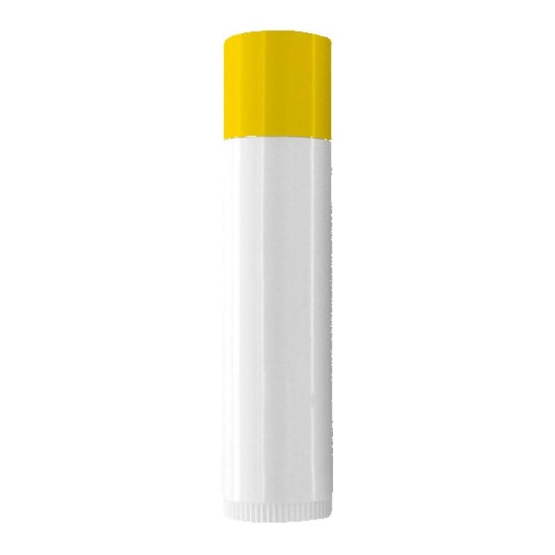 SPF 15 Lip Balm in White Tube with Colored Cap - 1