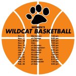 Schedule Basketball Magnet
