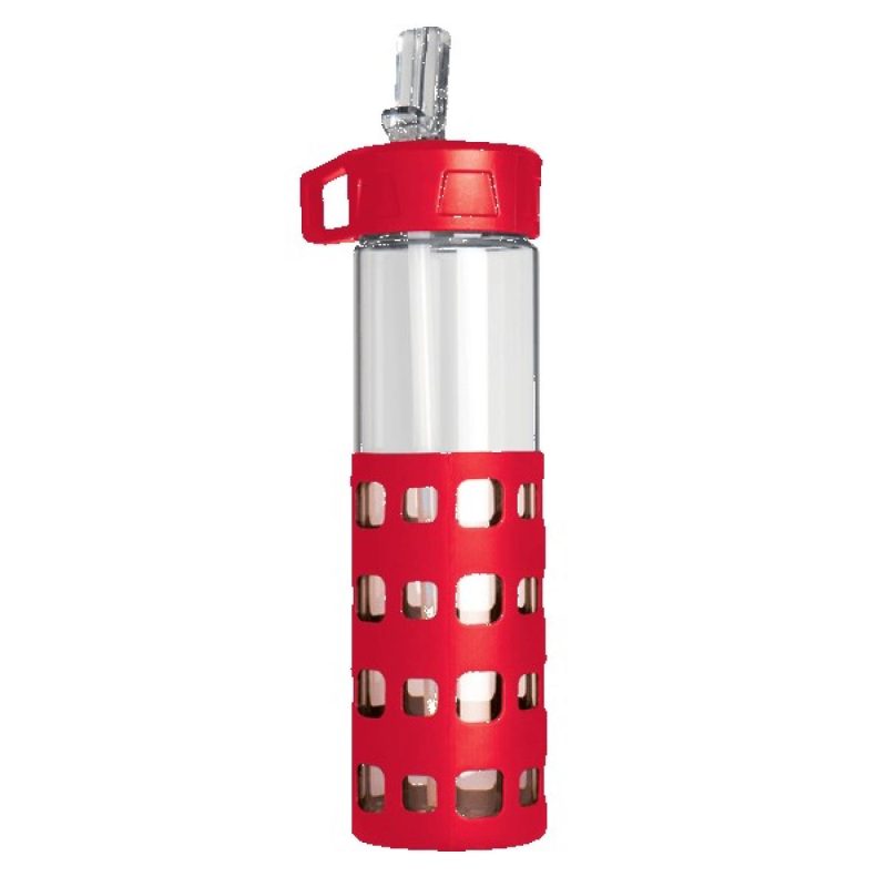 Sip-N-Go Glass Water Bottle - 20 Oz. - 1
