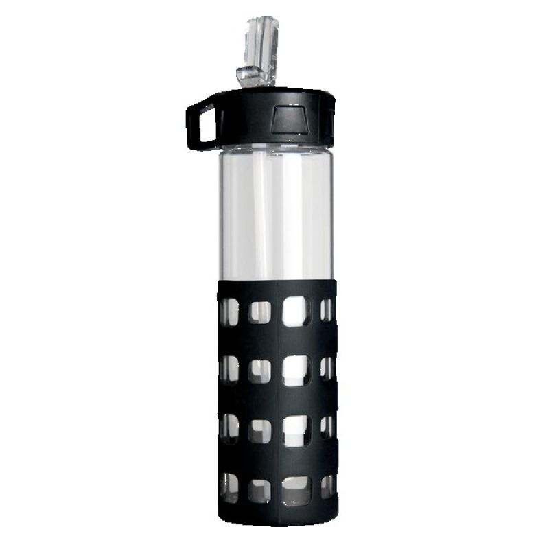 Sip-N-Go Glass Water Bottle - 20 Oz. - 6
