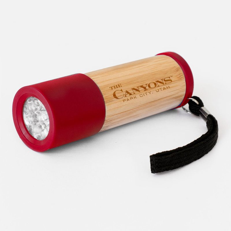 Sleek Bamboo 9 LED Flashlight - 6