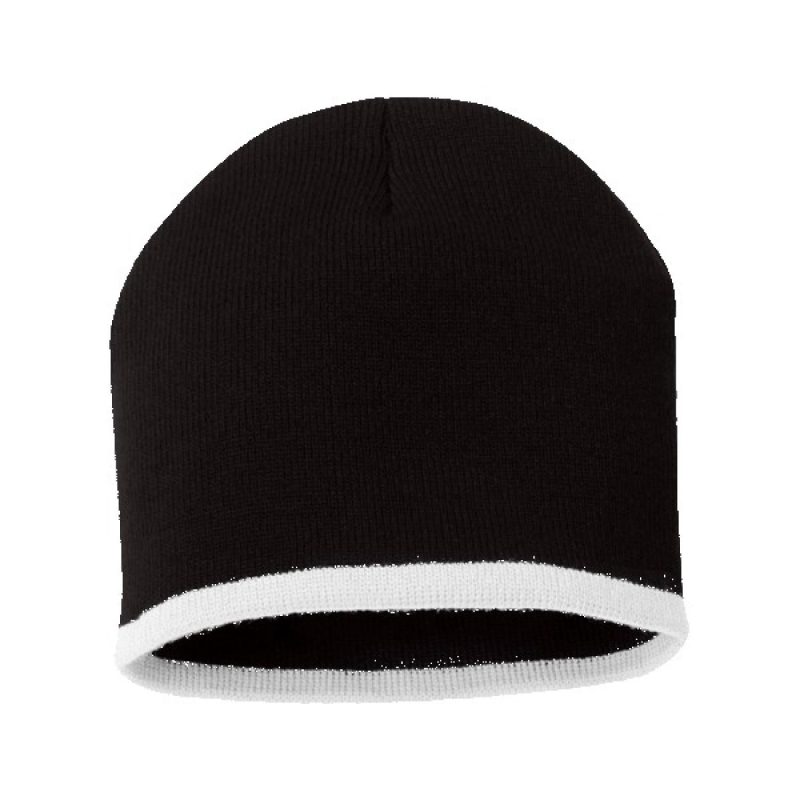 Sportsman SP09 8" Bottom Striped Knit Cap - 8