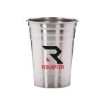 Suds 16 oz Stainless Steel Beer Cups - 2