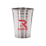 Suds 16 oz Stainless Steel Beer Cups - 3