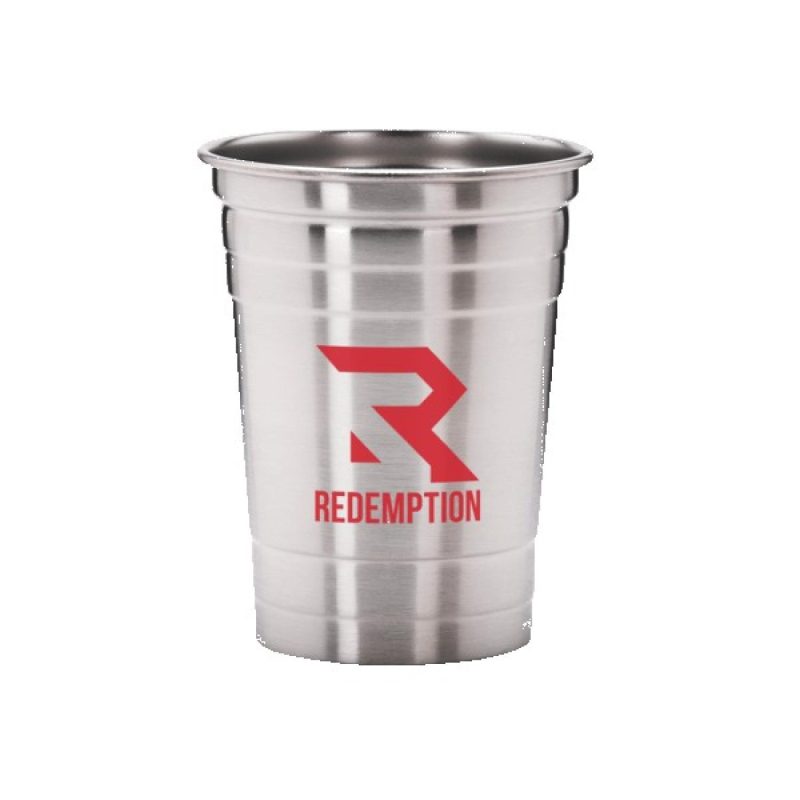 Suds 16 oz Stainless Steel Beer Cups - 3