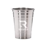 Suds 16 oz Stainless Steel Beer Cups - 4