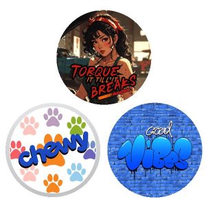 Tag Buddy 4" Circular All-Purpose Sticker