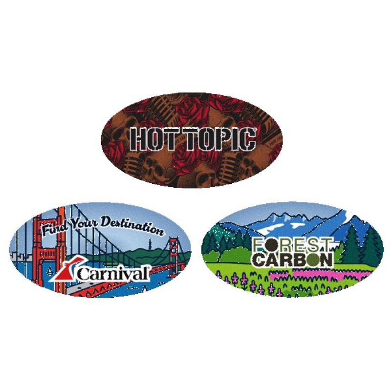 Tag Buddy 4" x 2" Oval All-Purpose Sticker
