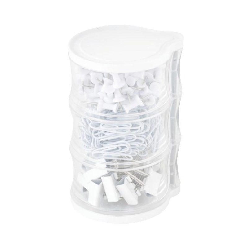 Tower of Clips and Push Pins - 3