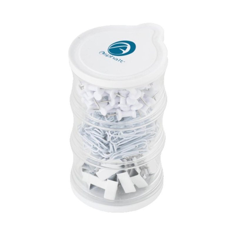 Tower of Clips and Push Pins - 4