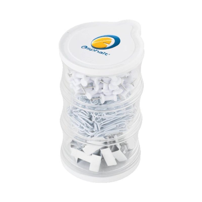 Tower of Clips and Push Pins - 5